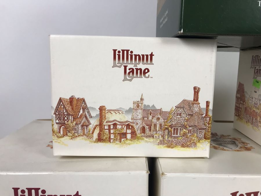 (6) Lilliput Lane Cottage Figurines With Boxes - See Photos For Details [Photo 3]