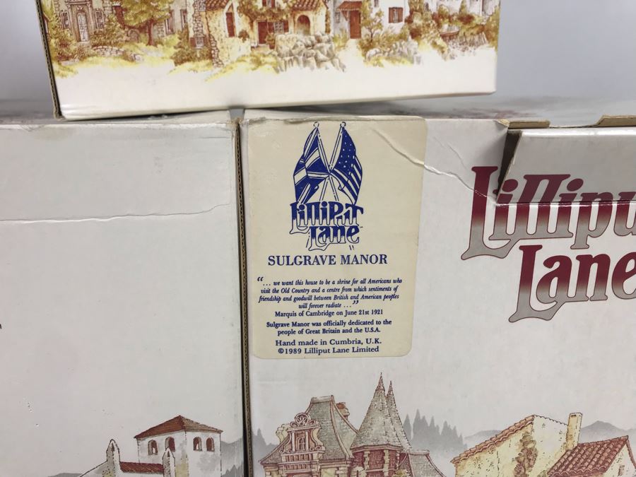 (6) Lilliput Lane Cottage Figurines With Boxes - See Photos For Details [Photo 5]