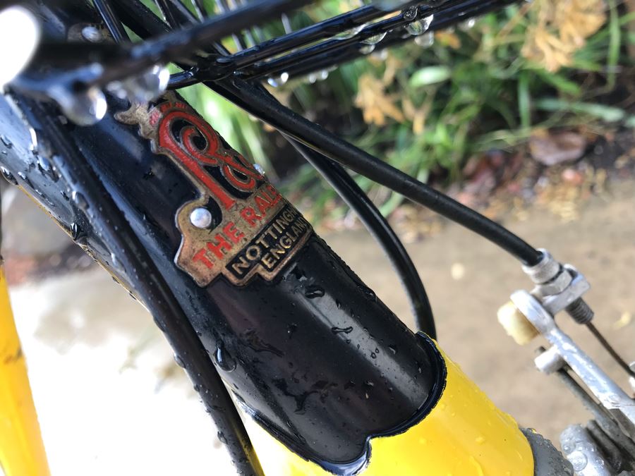 Raleigh Record Bicycle With Kryptonite Bike Chain [Photo 5]