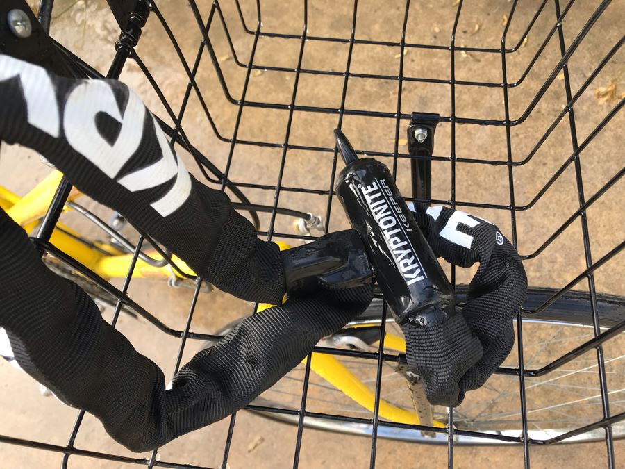 Raleigh Record Bicycle With Kryptonite Bike Chain [Photo 13]