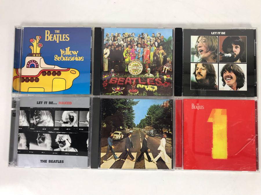 6 Beatles Rock Music CDs