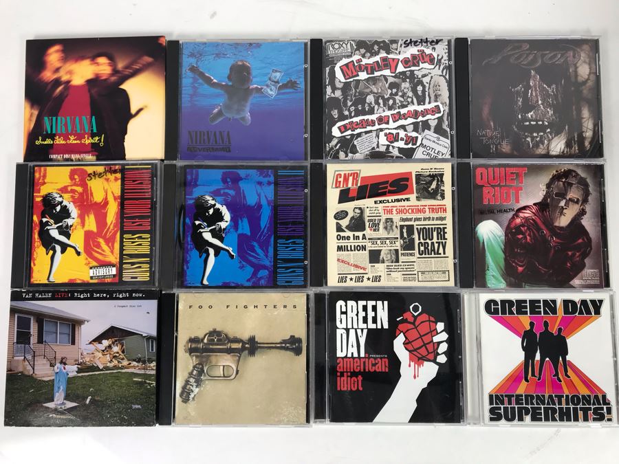 12 Rock Music CDs [Photo 1]