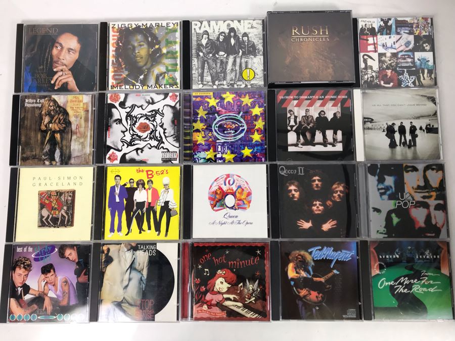 20 Rock Music CDs [Photo 1]