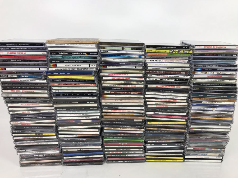 200+ Music CDs Mostly Rock & Roll - See Photos [Photo 1]