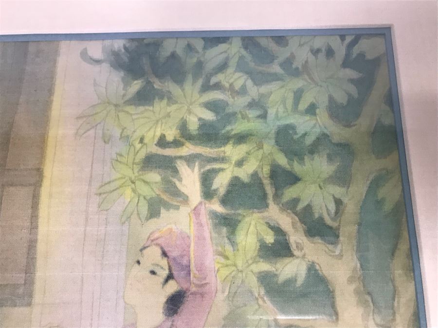 Framed Original Signed Asian Artwork 22.5 X 15 [Photo 10]