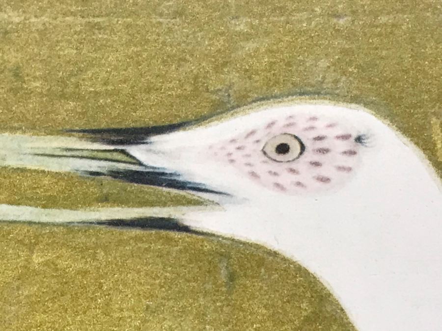 Large Framed Asian Bird Artwork 39 X 39 [Photo 9]