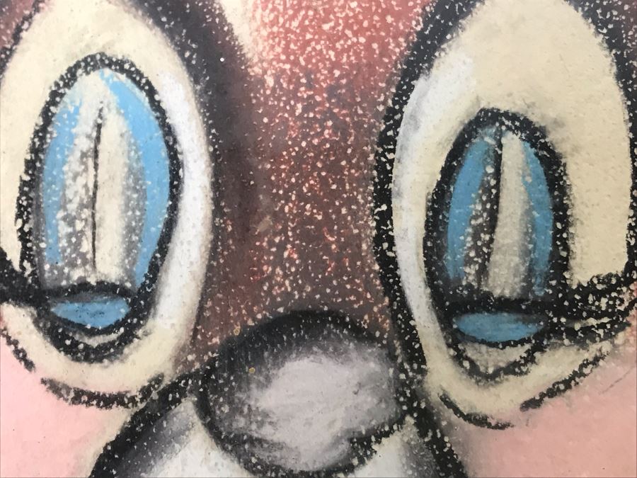 Pair Of Framed Original Signed Animal Caricatures Artwork Signed By Goeddel Each 18 X 22 [Photo 13]