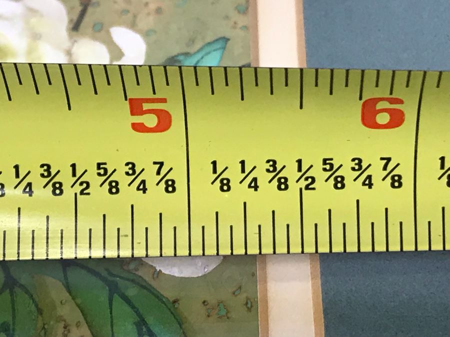 Framed Original Signed Asian Painting 5.5 X 12 [Photo 10]