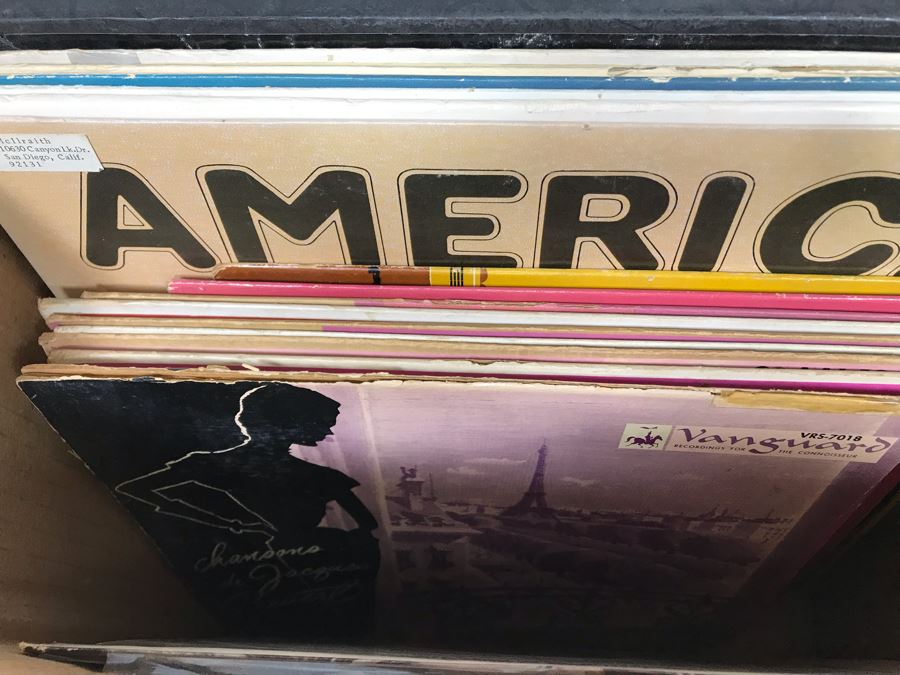Box Of Various Vinyl Records - See Photos For Small Sampling [Photo 3]