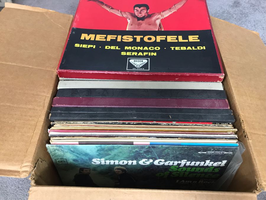 Box Of Various Vinyl Records - See Photos For Small Sampling [Photo 1]