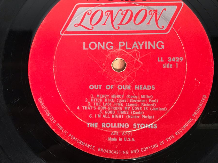 The Rolling Stones Out Of Our Heads Mono Vinyl Record [Photo 5]