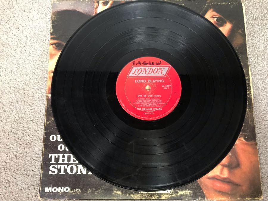 The Rolling Stones Out Of Our Heads Mono Vinyl Record [Photo 4]