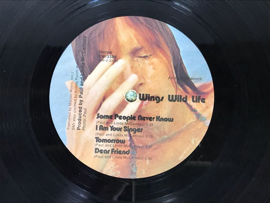 Paul McCartney And Wings Wild Life Vinyl Record - Some People Never Know [Photo 14]