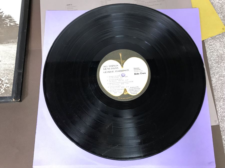 George Harrison All Things Must Pass Vinyl Record Box Set With Poster [Photo 6]