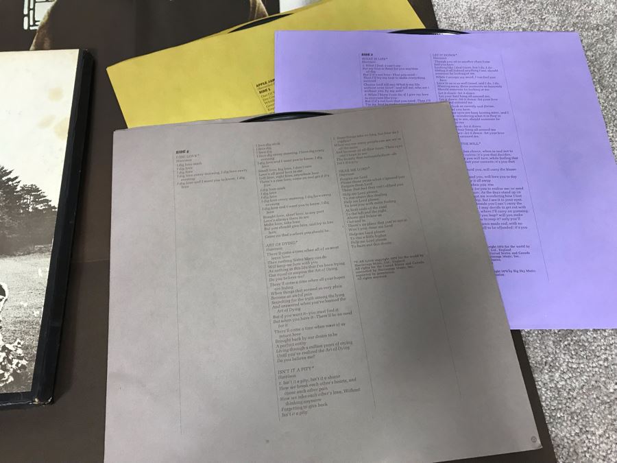 George Harrison All Things Must Pass Vinyl Record Box Set With Poster [Photo 3]