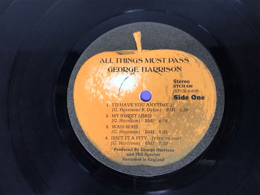 George Harrison All Things Must Pass Vinyl Record Box Set With Poster [Photo 5]