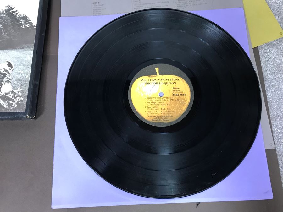 George Harrison All Things Must Pass Vinyl Record Box Set With Poster [Photo 4]