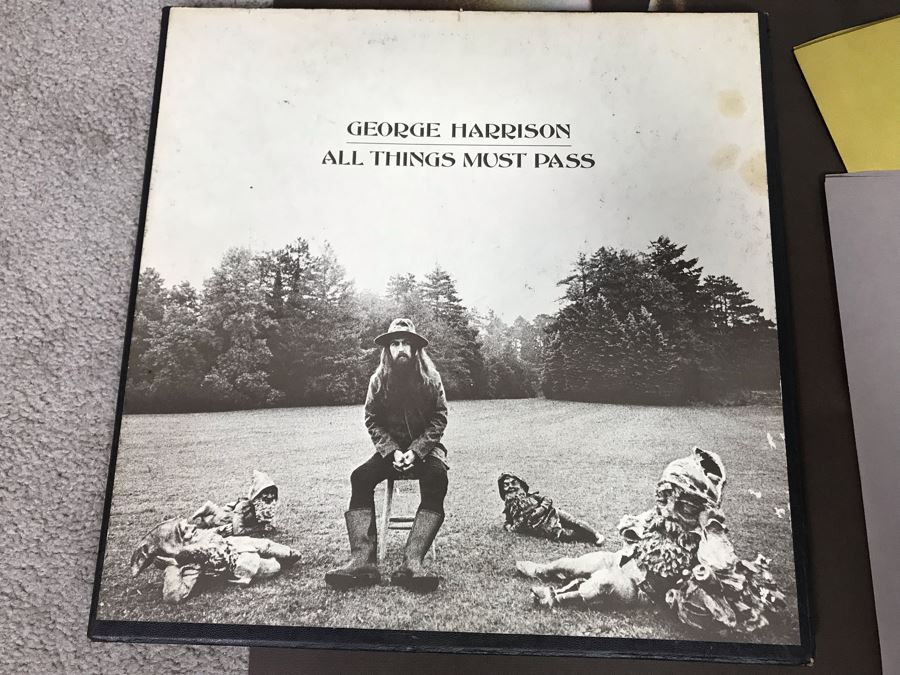 George Harrison All Things Must Pass Vinyl Record Box Set With Poster [Photo 2]