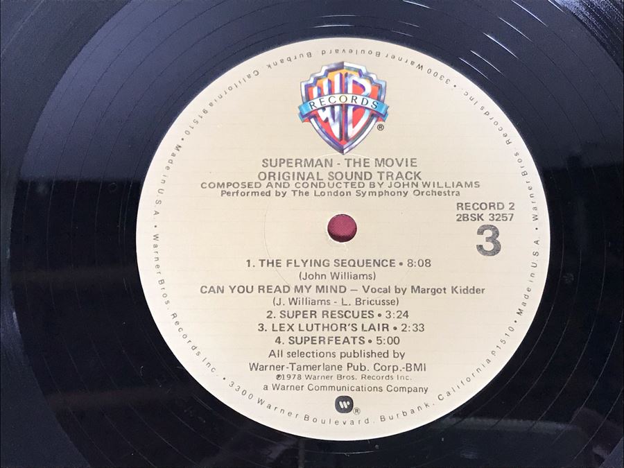 Vintage 1978 DC Comics Superman Vinyl Record And Superman The Movie Vinyl Gatefold Record [Photo 14]