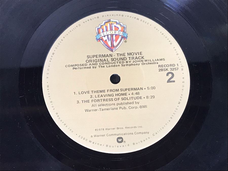 Vintage 1978 DC Comics Superman Vinyl Record And Superman The Movie Vinyl Gatefold Record [Photo 21]