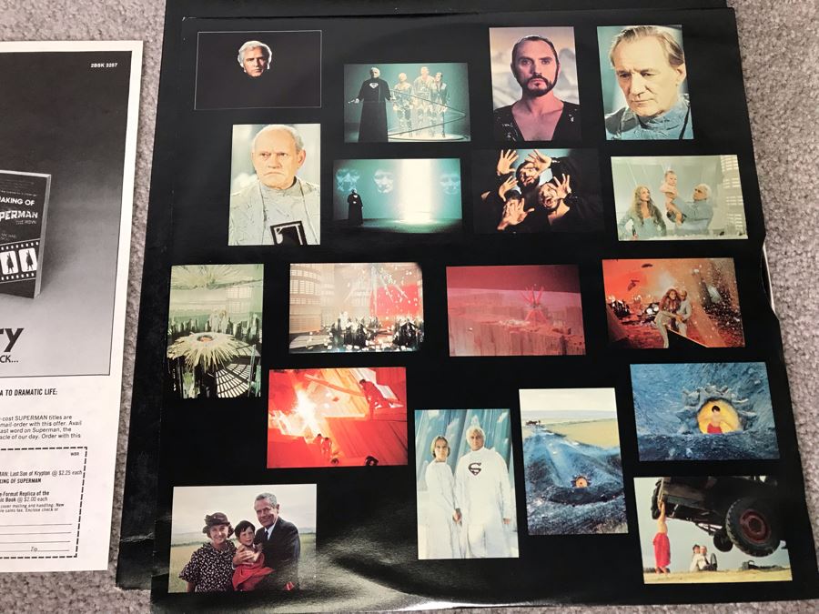 Vintage 1978 DC Comics Superman Vinyl Record And Superman The Movie Vinyl Gatefold Record [Photo 12]