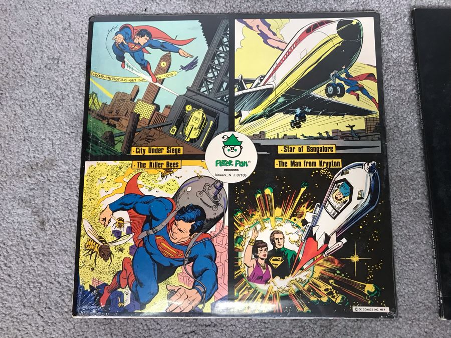 Vintage 1978 DC Comics Superman Vinyl Record And Superman The Movie Vinyl Gatefold Record [Photo 3]