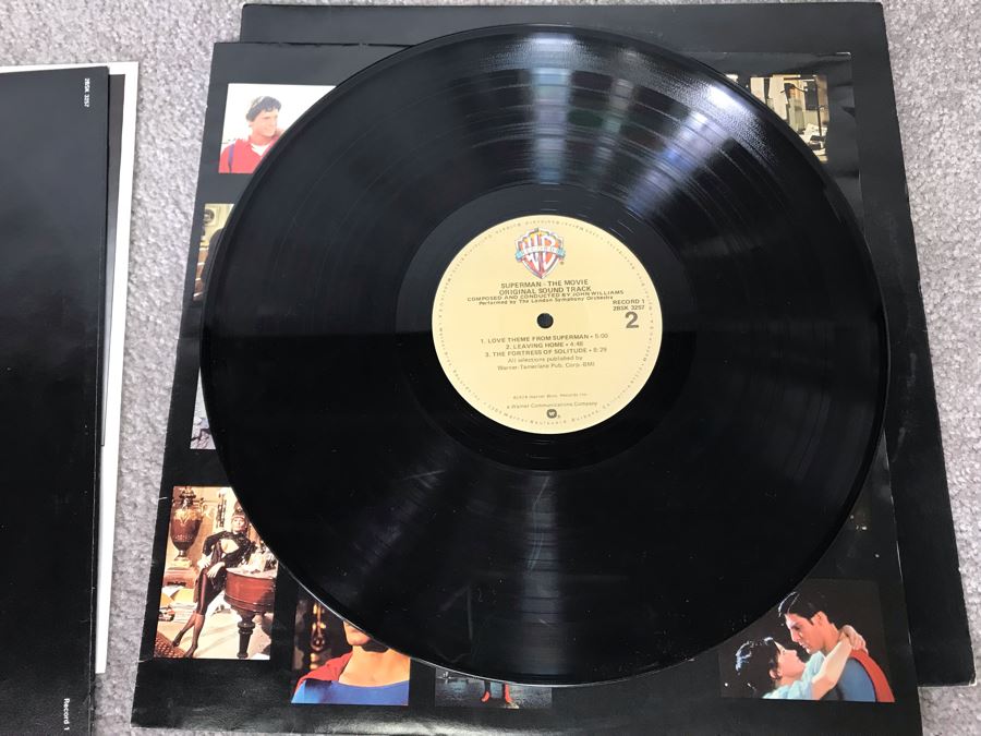 Vintage 1978 DC Comics Superman Vinyl Record And Superman The Movie Vinyl Gatefold Record [Photo 20]