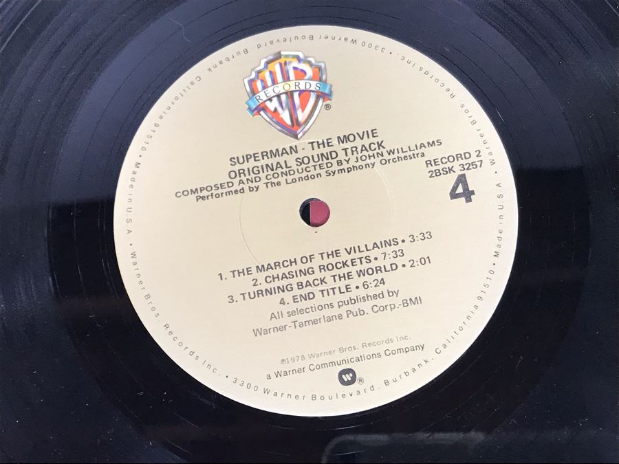 Vintage 1978 DC Comics Superman Vinyl Record And Superman The Movie Vinyl Gatefold Record [Photo 16]