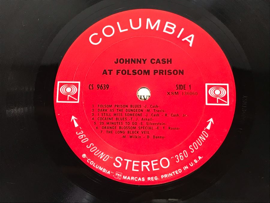 (2) Johnny Cash Vinyl Records: At Folsom Prison And At San Quentin [Photo 5]