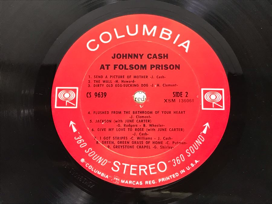 (2) Johnny Cash Vinyl Records: At Folsom Prison And At San Quentin [Photo 7]