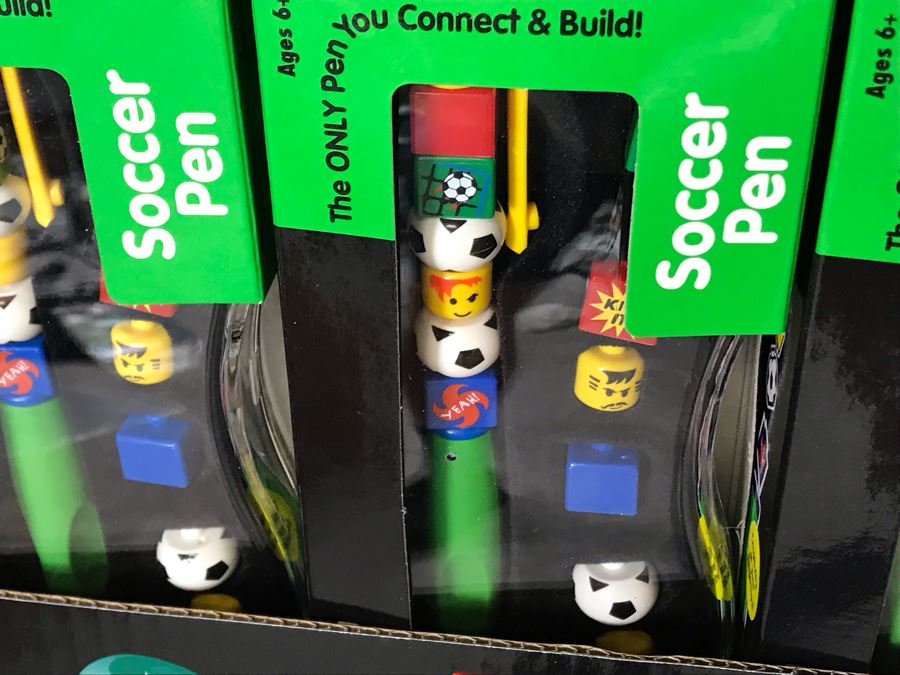 New LEGO Writing System Pens With Store Display Merchandiser - 48 Pens Total [Photo 9]