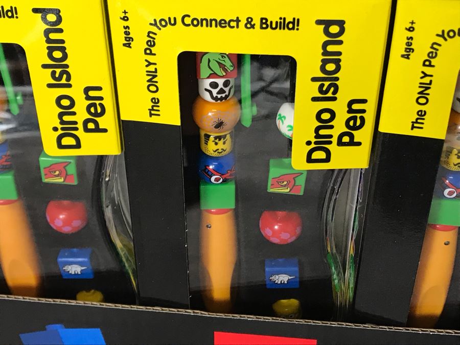 New LEGO Writing System Pens With Store Display Merchandiser - 48 Pens Total [Photo 11]