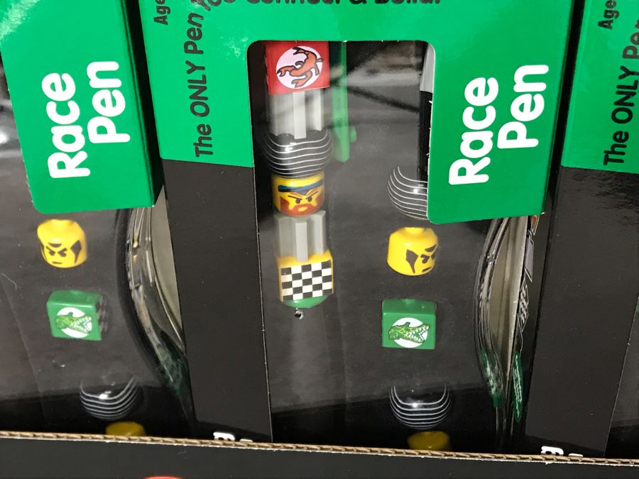 New LEGO Writing System Pens With Store Display Merchandiser - 48 Pens Total [Photo 12]