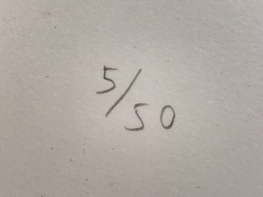 Ellsworth Kelly Hand Signed Artwork 5 Of 50 - 42 X 29.5 - (1923-2015 Hard-Edge Painting - Artist Recently Featured In U.S. Postage Stamps) [Photo 5]