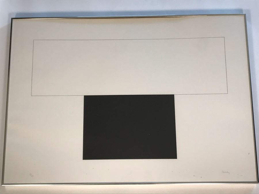 Ellsworth Kelly Hand Signed Artwork 5 Of 50 - 42 X 29.5 - (1923-2015 Hard-Edge Painting - Artist Recently Featured In U.S. Postage Stamps) [Photo 2]