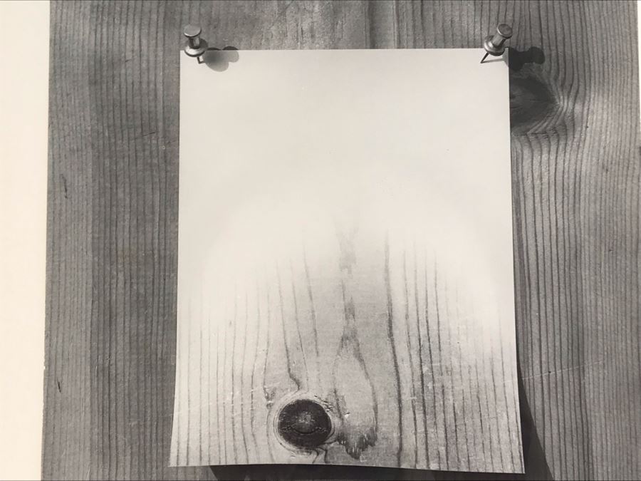 Original Hand Signed Jerry McMillan Photograph 16 X 20 - (1936-Current. Known For Photography / Sculpture-Abstraction) [Photo 5]