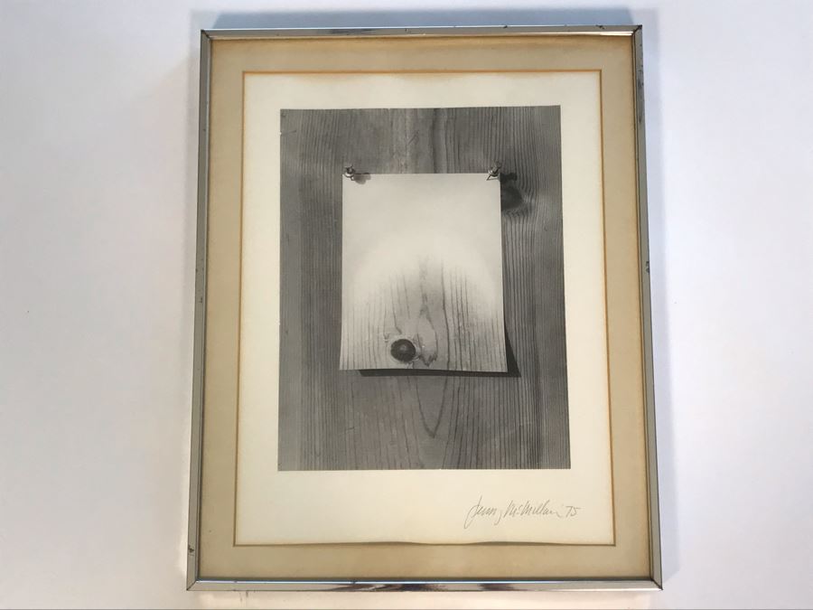 Original Hand Signed Jerry McMillan Photograph 16 X 20 - (1936-Current. Known For Photography / Sculpture-Abstraction) [Photo 2]