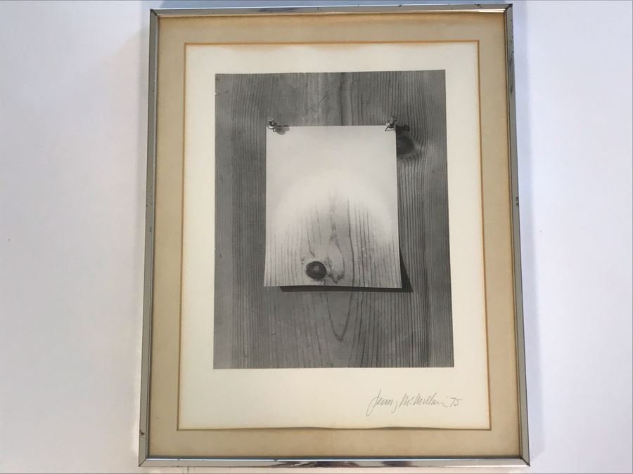 Original Hand Signed Jerry McMillan Photograph 16 X 20 - (1936-Current. Known For Photography / Sculpture-Abstraction)