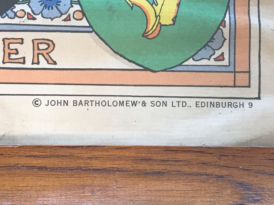 Vintage 1962 Historical Map Of Ireland By John Bartholomew & Son Ltd Edinburgh 29.5 X 42 [Photo 8]