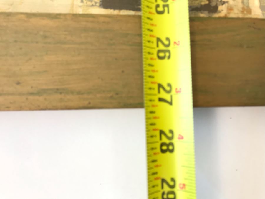 Large Original 1964 Oil Painting By Parker Lee (Leonard Leibsohn) 51 X 27 (1924-1995 - Known For Abstraction And Realism) [Photo 10]