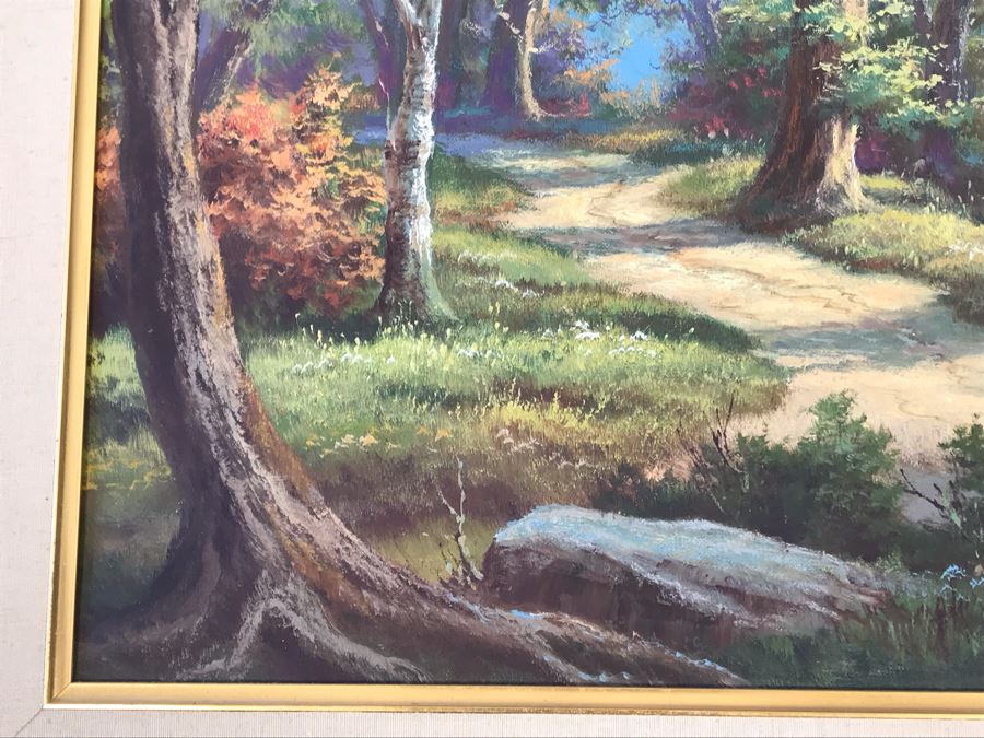 Original Oil Painting By Anton Gutknecht (1907-1988) 35 X 29 Known For Landscapes And Seascapes [Photo 8]