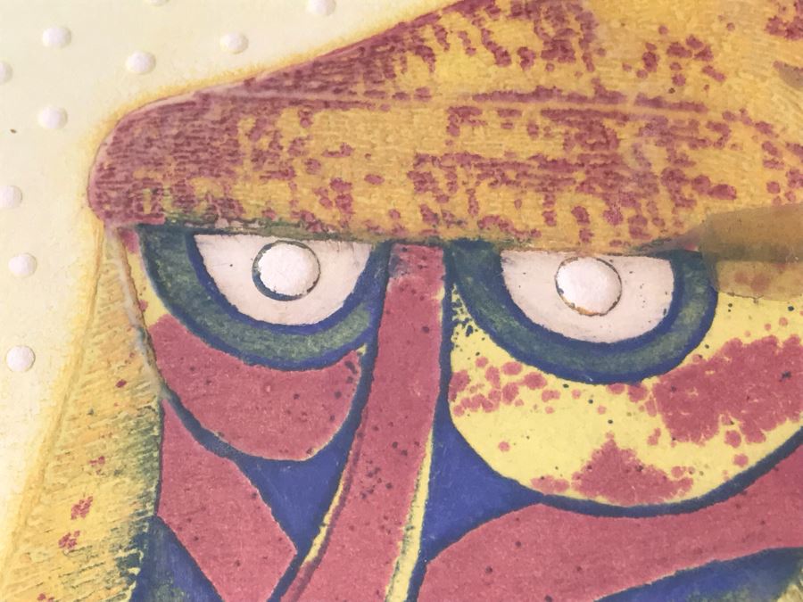 1968 Sergio Gonzalez-Tornero (b. 1927) Chilean / American School Hand Signed 'Golden Ape' Lithograph 84 Of 150 - 23 X 28 [Photo 15]