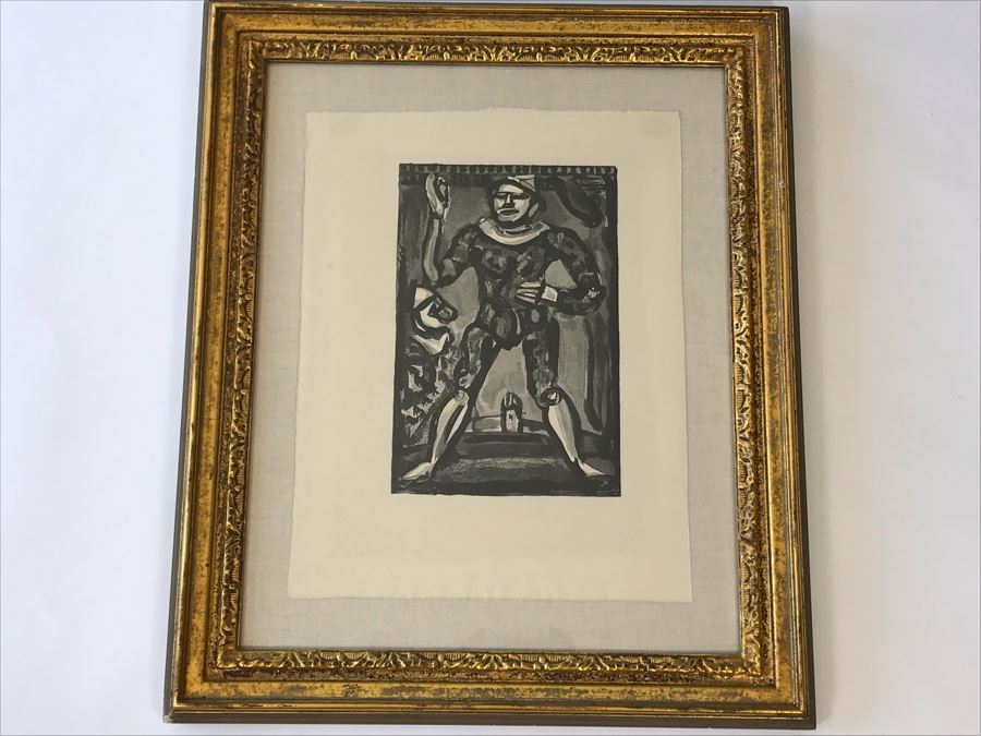 Georges Rouault (1871-1958) French School Lithograph Signed In Plate 21 X 25 Framed Appraised $1,000 [Photo 1]