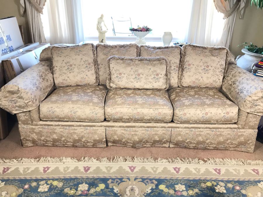 Elegantly Upholstered Heritage Sofa Like New $5,000 Retail - FRE [Photo 3]