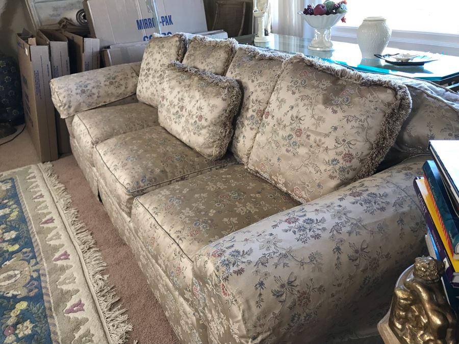 Elegantly Upholstered Heritage Sofa Like New $5,000 Retail - FRE [Photo 5]