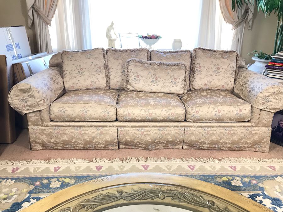 Elegantly Upholstered Heritage Sofa Like New $5,000 Retail - FRE [Photo 2]