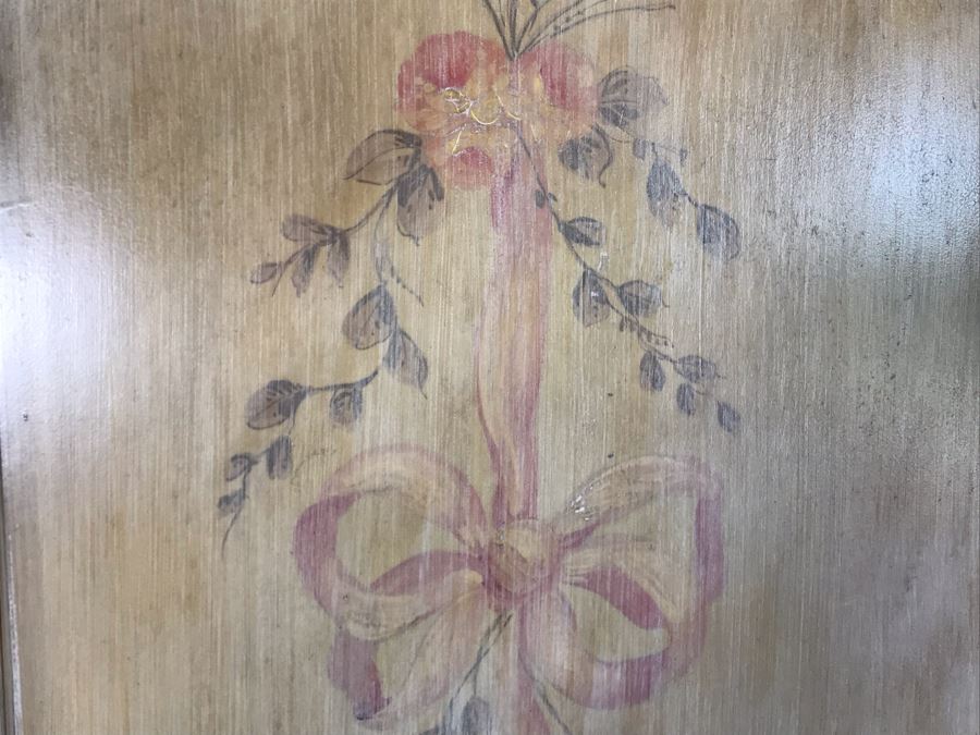 Custom Designed Spanish Shabby Chic Wooden Secretary Desk Chest Of Drawers 90H X 48W X 23D - FRE [Photo 9]