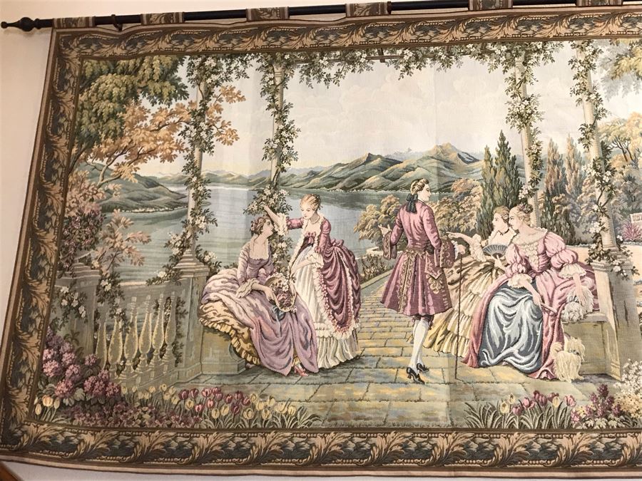 Large Wall Tapestry With Rod And Mounting Hardware 115W X 68H - FRE [Photo 6]