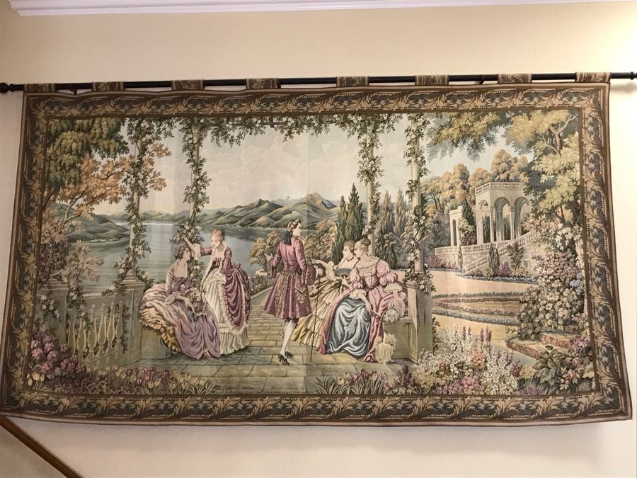 Large Wall Tapestry With Rod And Mounting Hardware 115W X 68H - FRE [Photo 5]