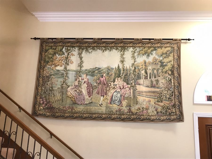 Large Wall Tapestry With Rod And Mounting Hardware 115W X 68H - FRE [Photo 4]